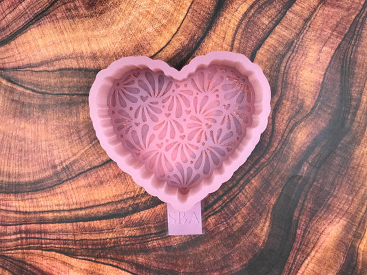 Talavera Heart Freshie Mold