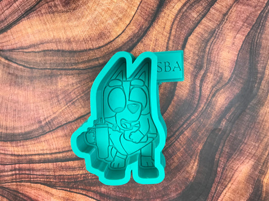 Boujee Orange Dog Freshie Mold