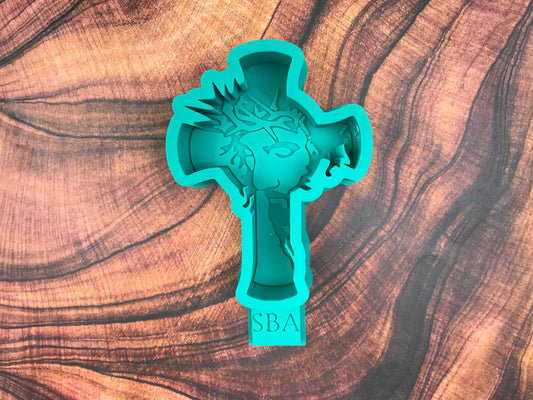 Face of Jesus on Cross Freshie Mold