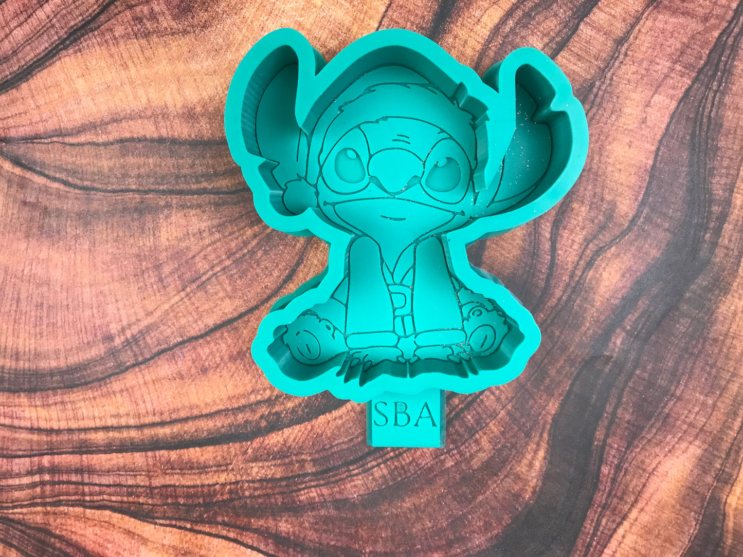 Santa Blue Alien Freshie Mold