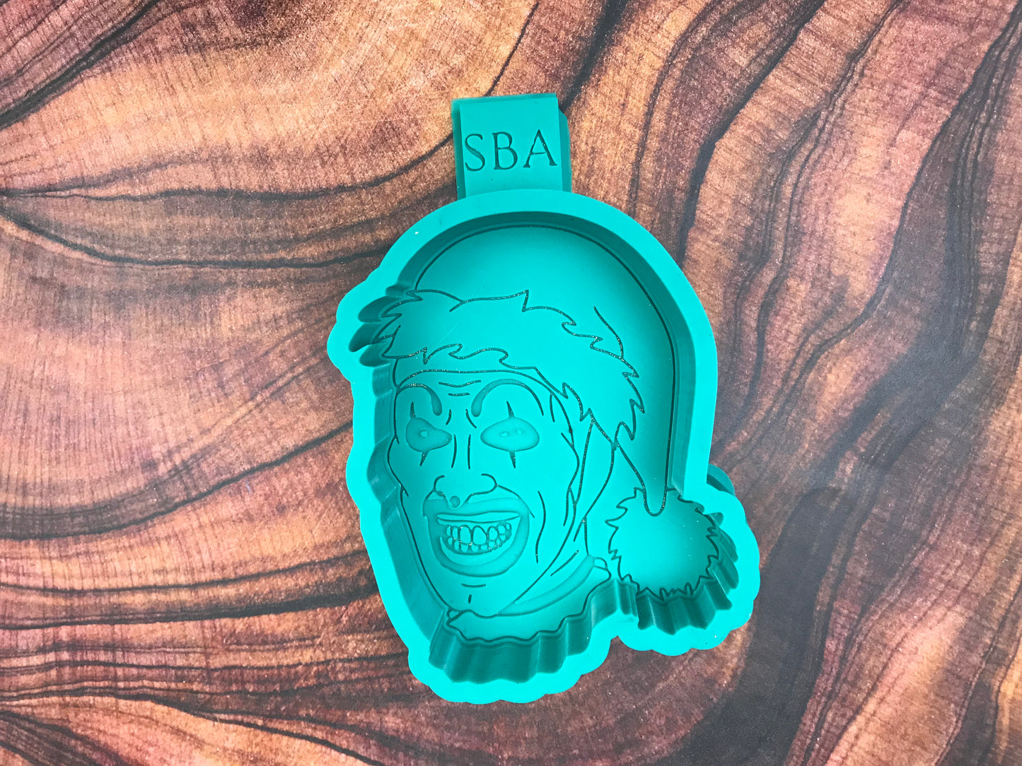 Art the Clown Santa Hat Freshie Mold