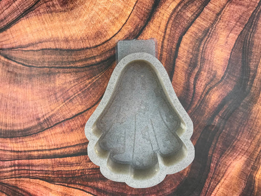 Floral Ghost Arms Down Freshie Mold (B-Grade)