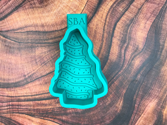 Christmas Tree Snack Cake Freshie Mold