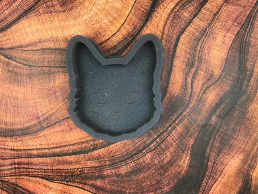 Witchy Cat Face Freshie Mold (Non-SBA)