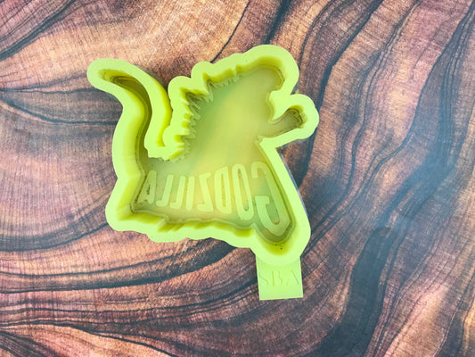 Godzilla Silhouette Freshie Mold