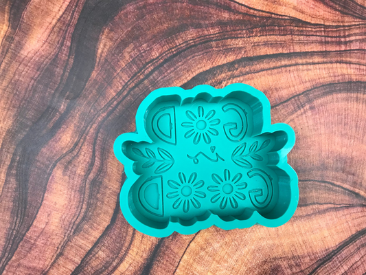 God is Good Flowers Freshie Mold