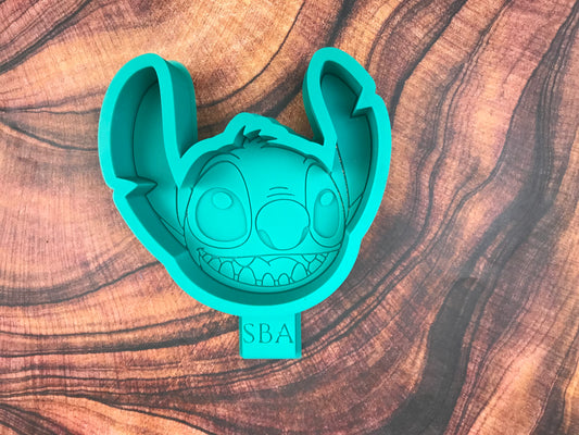 Stitch Head Freshie Mold