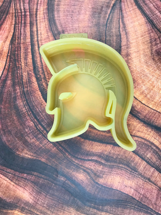 Spartan Logo Freshie Mold (Yellow)