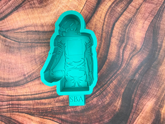 Football Player Cardstock Freshie Mold