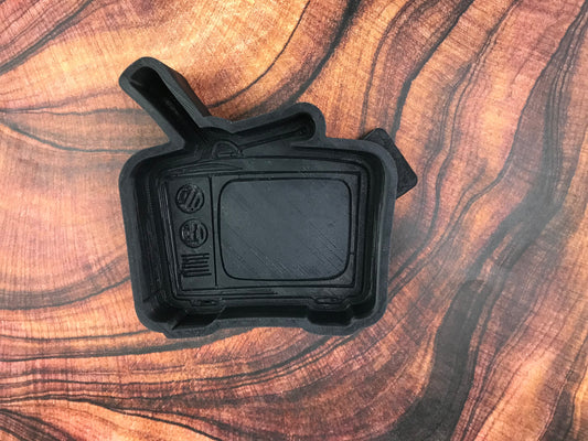 Retro TV Cardstock Freshie Mold (B-Grade)