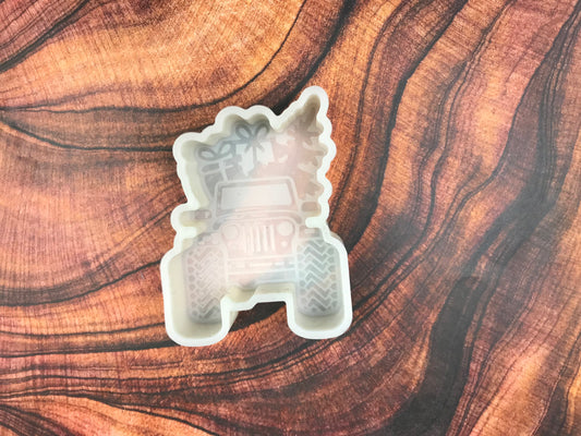 Jeep with Presents Freshie Mold (Non-SBA)