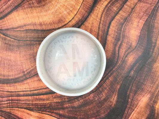 Mama Round with Leopard Print Freshie Mold (Non-SBA)