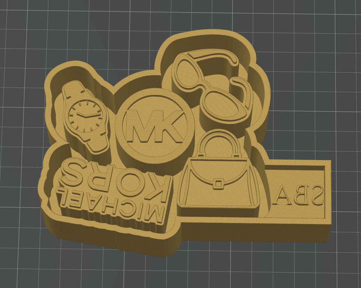 Michael Designer Silicone Freshie Charm Mold