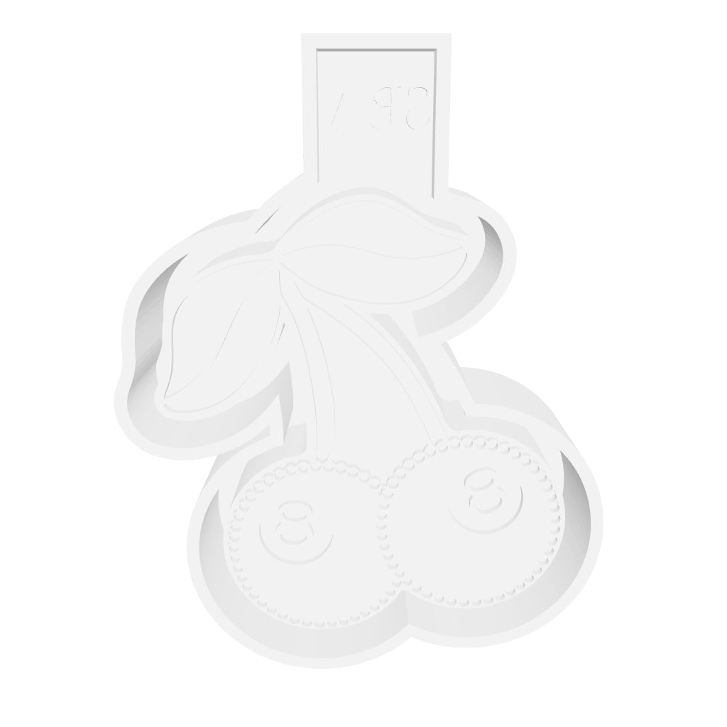 Western 8-ball Cherries Digital Freshie Mold File