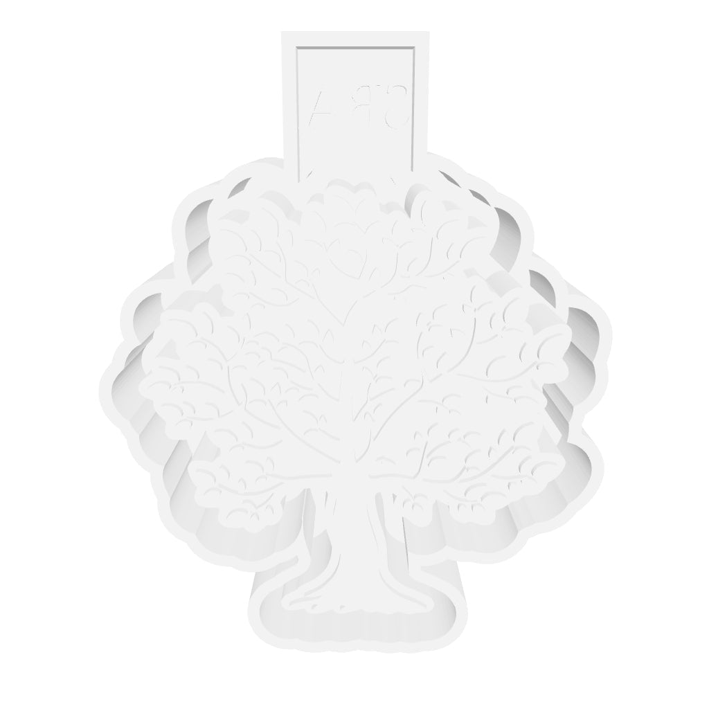 Tree With Leaves Digital Freshie Mold File