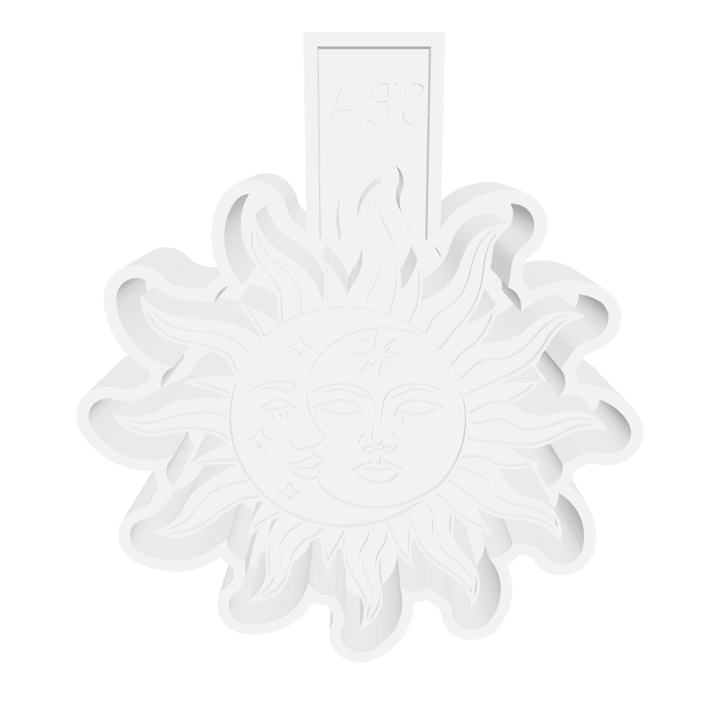 Boho Sun And Moon Digital Freshie Mold File