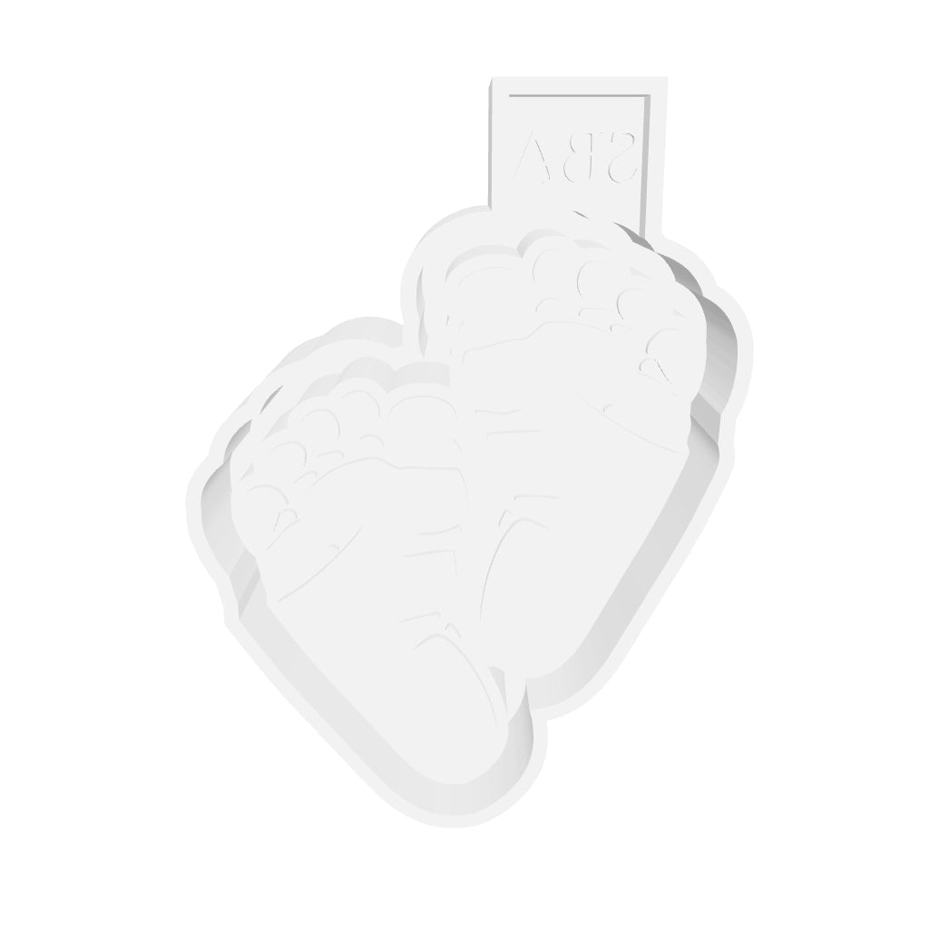 Baby Feet Digital Freshie Mold File