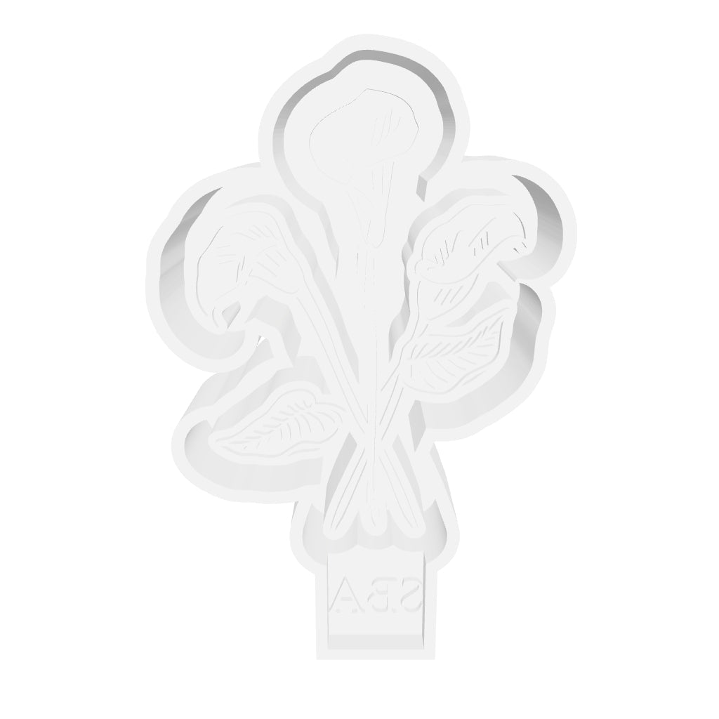 Calla Lily Digital Freshie Mold File
